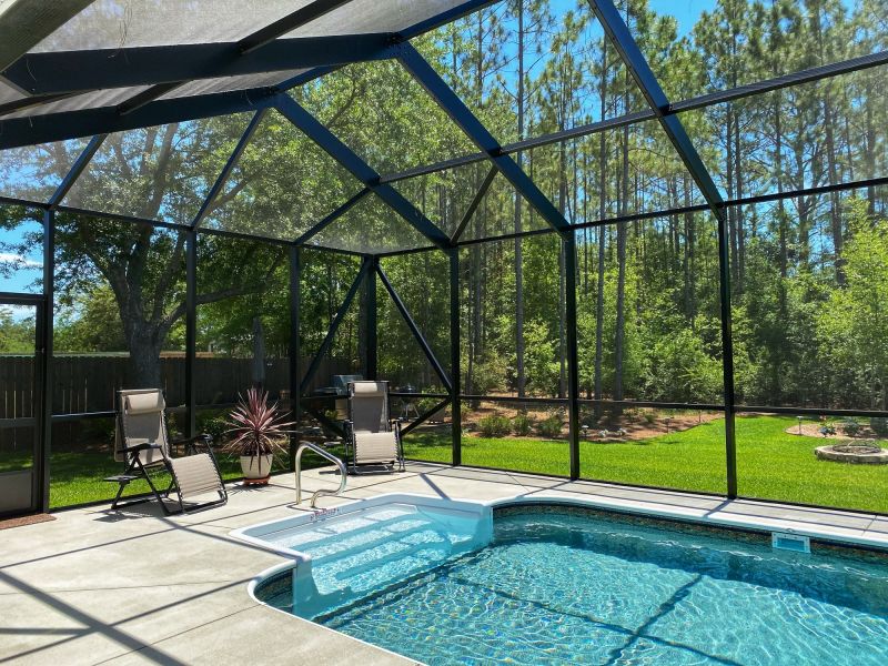 pool fence and deck repair
